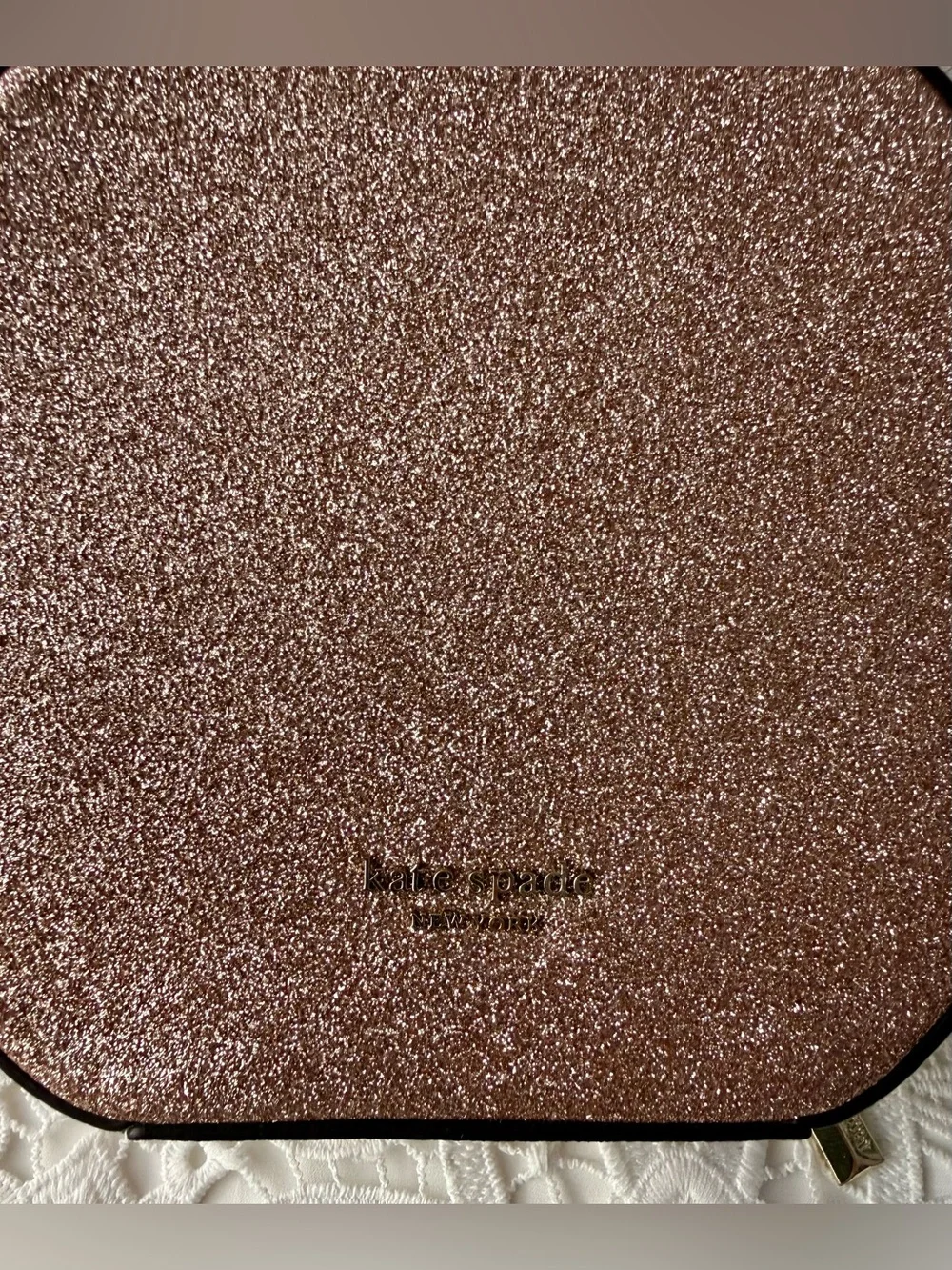 Kate Spade Andi Glitter Mini Canteen Bag